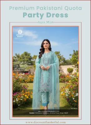 Luxury Quata Embroidery & Sequence 3-Piece